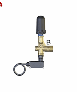 Unloader valve for maximum pressure 310 bar and maximum flow rate 40 l/m with switch Pulsar Rv with micro-switch/ knob PN: 60.0006.60