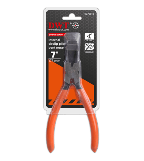 4-Piece Circlip Pliers Set - Internal & External, Bent & Straight Nose, 150mm (6") Forged Steel With Soft Grips