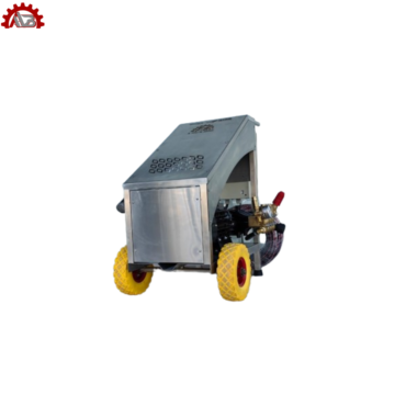 High pressure washer 350 bar 15 l/m portable trolley SS