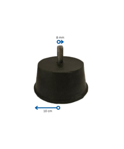 Rubber mount 10 cm